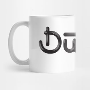 Lettering Ducati in bold Mug